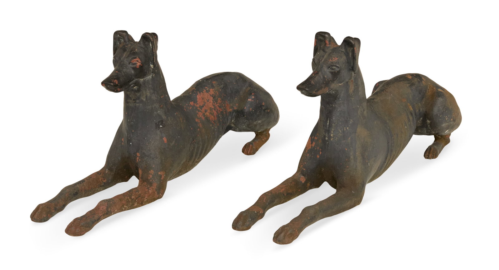 Pair of Cast-Iron Whippets (1 of 3)