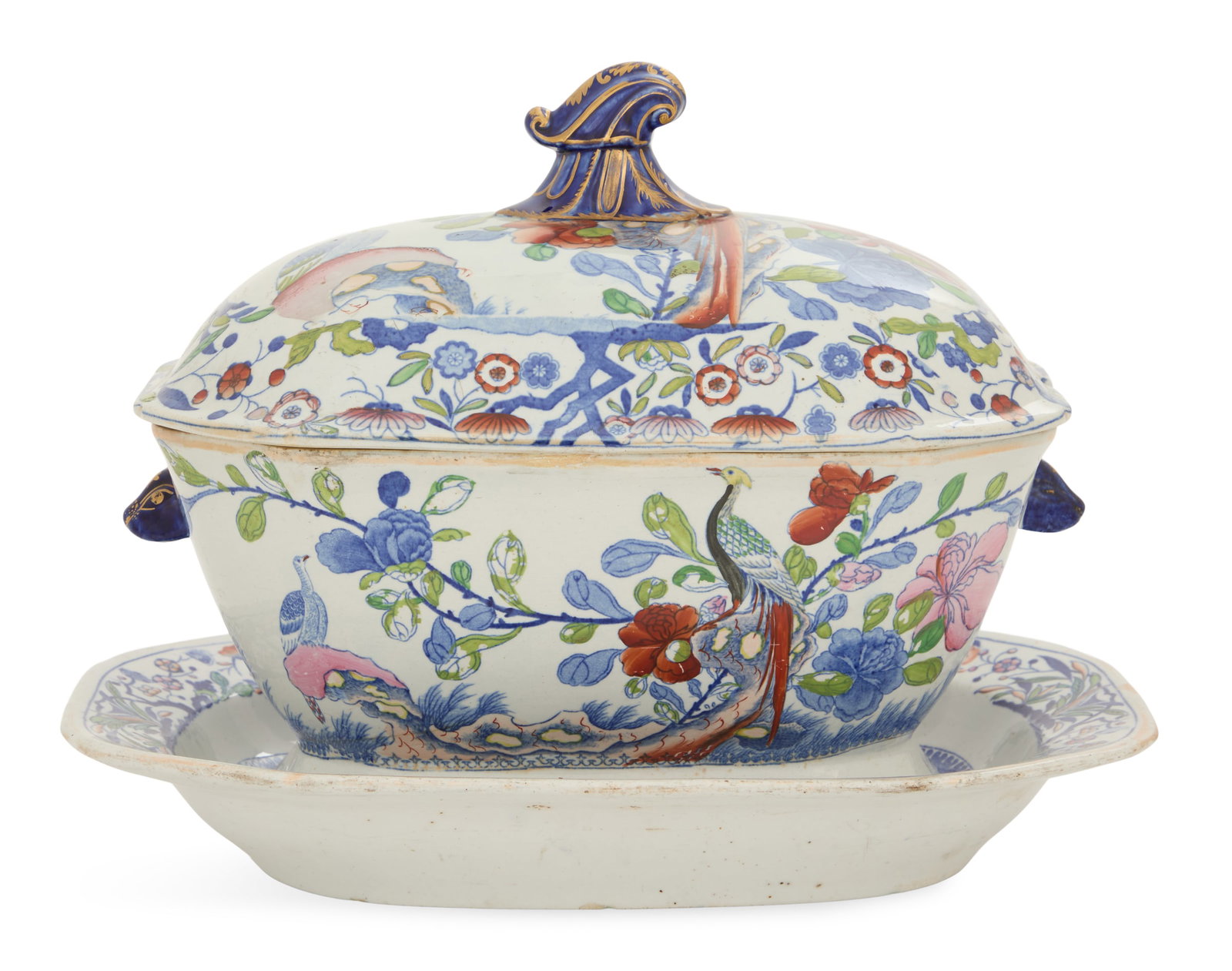 Mason's Ironstone "Long-Tailed Pheasant" Tureen (1 of 5)