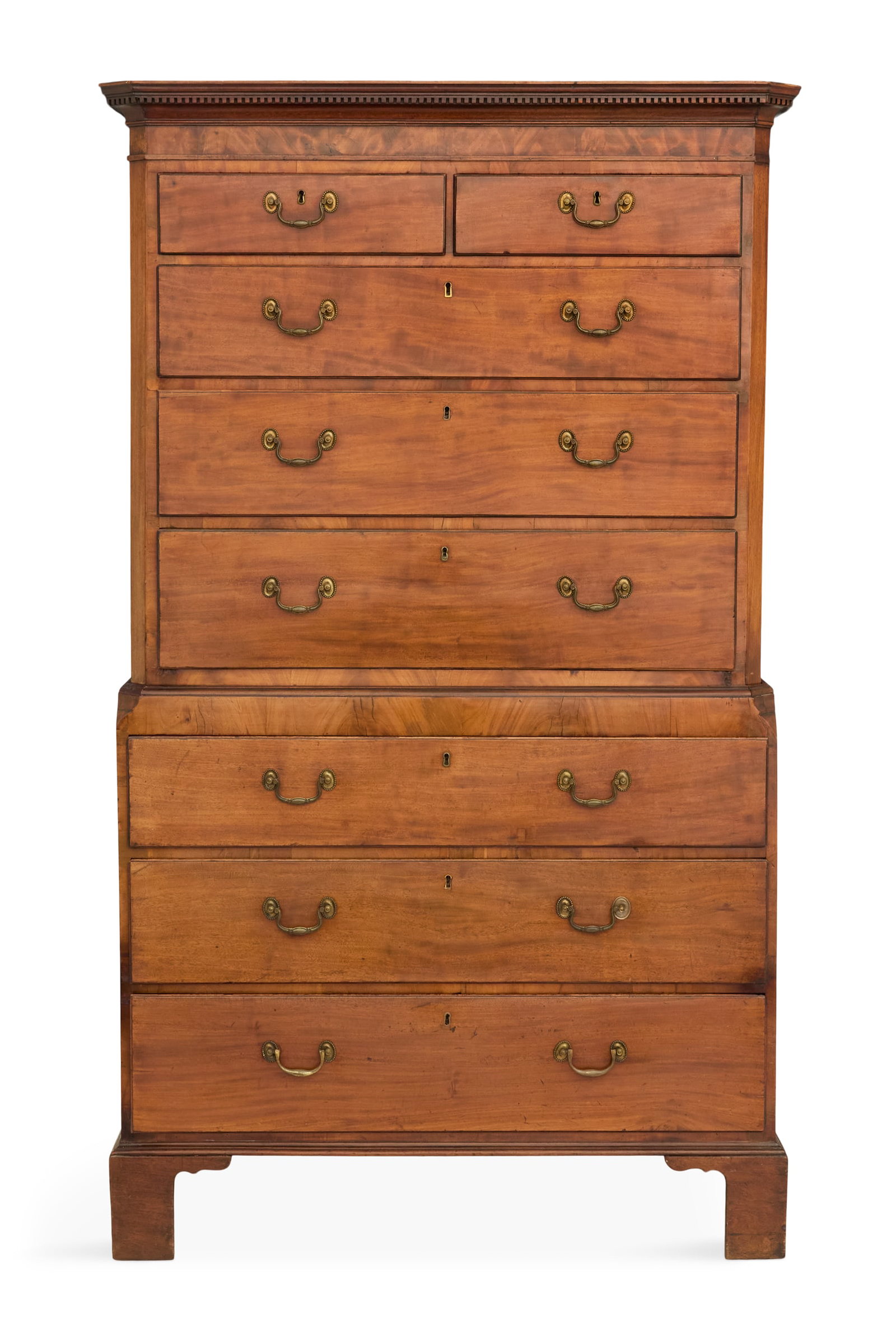 George III Mahogany Chest-on-Chest (1 of 3)
