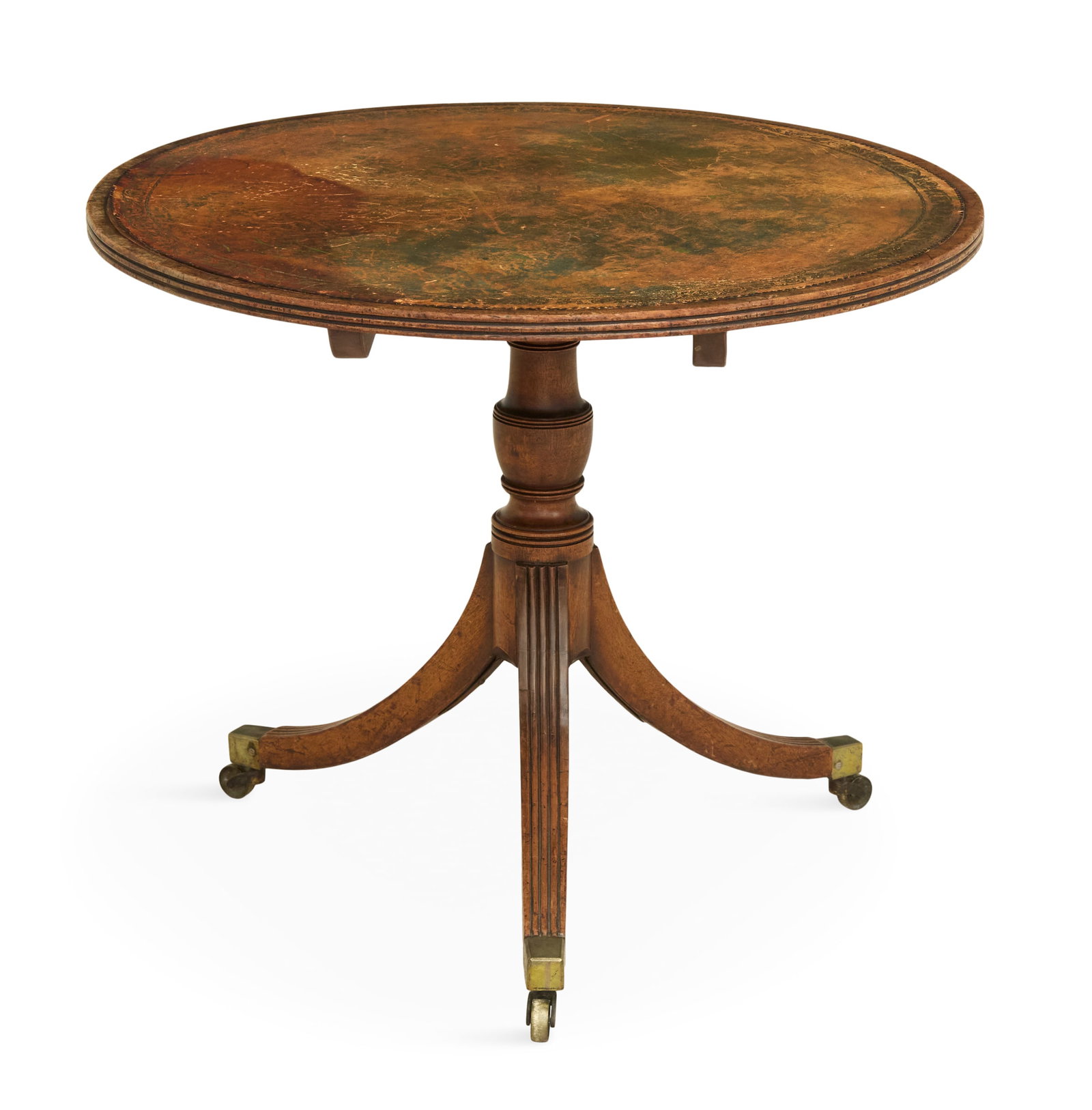 Regency Mahogany Tilt-Top Drum Table (1 of 3)