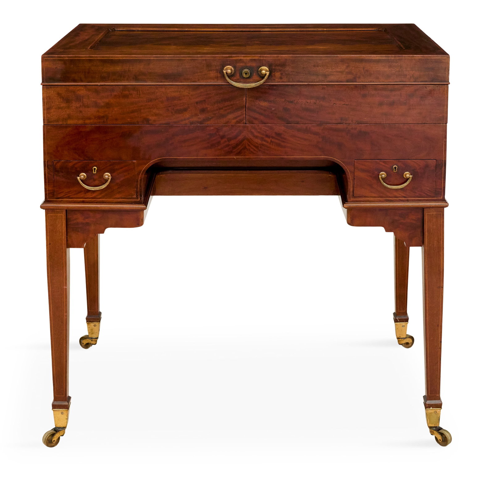 Sheraton-Style Mahogany Lady's Dressing Table (1 of 5)