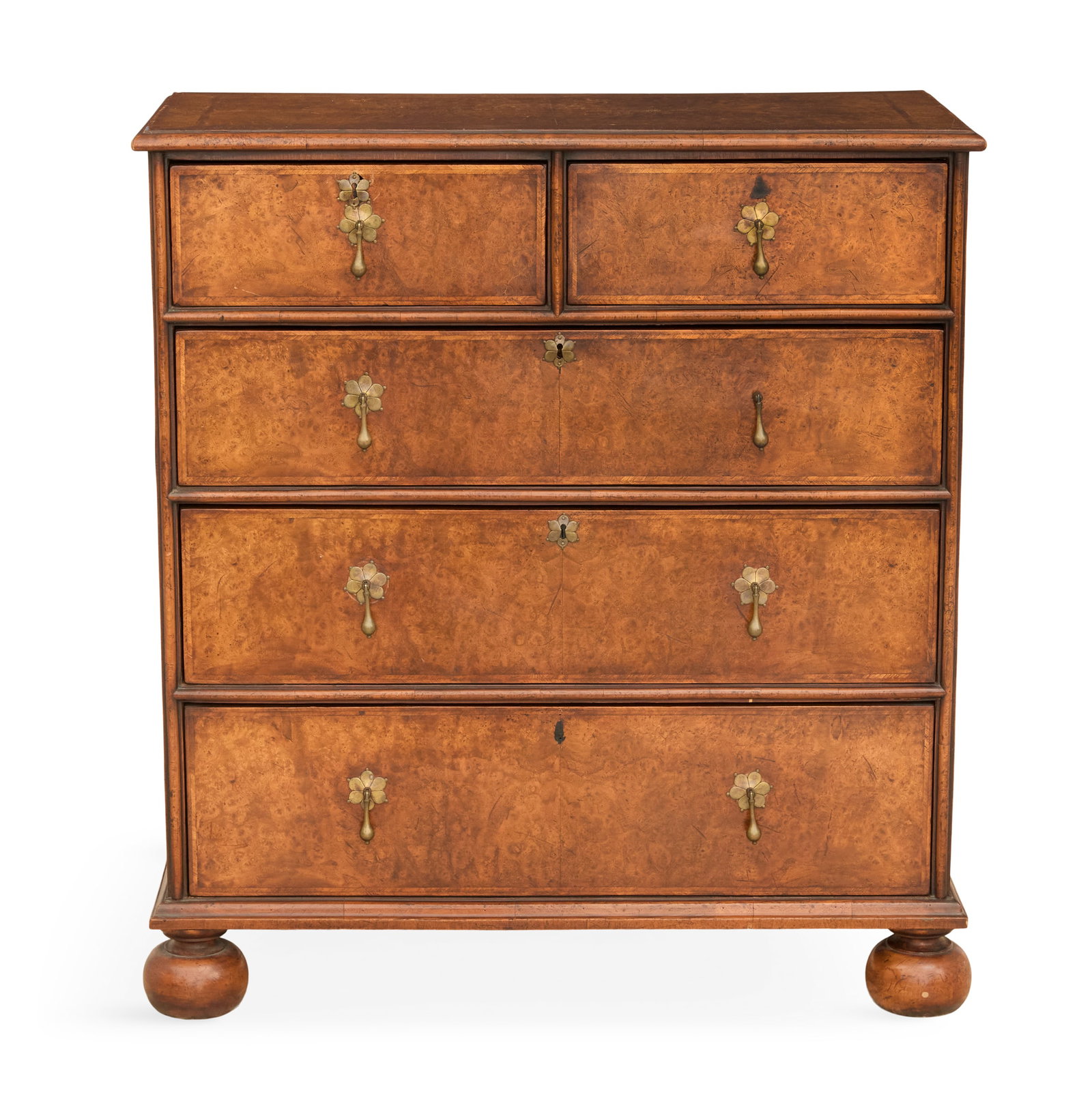 William-and-Mary-Style Walnut Chest of Drawers (1 of 3)