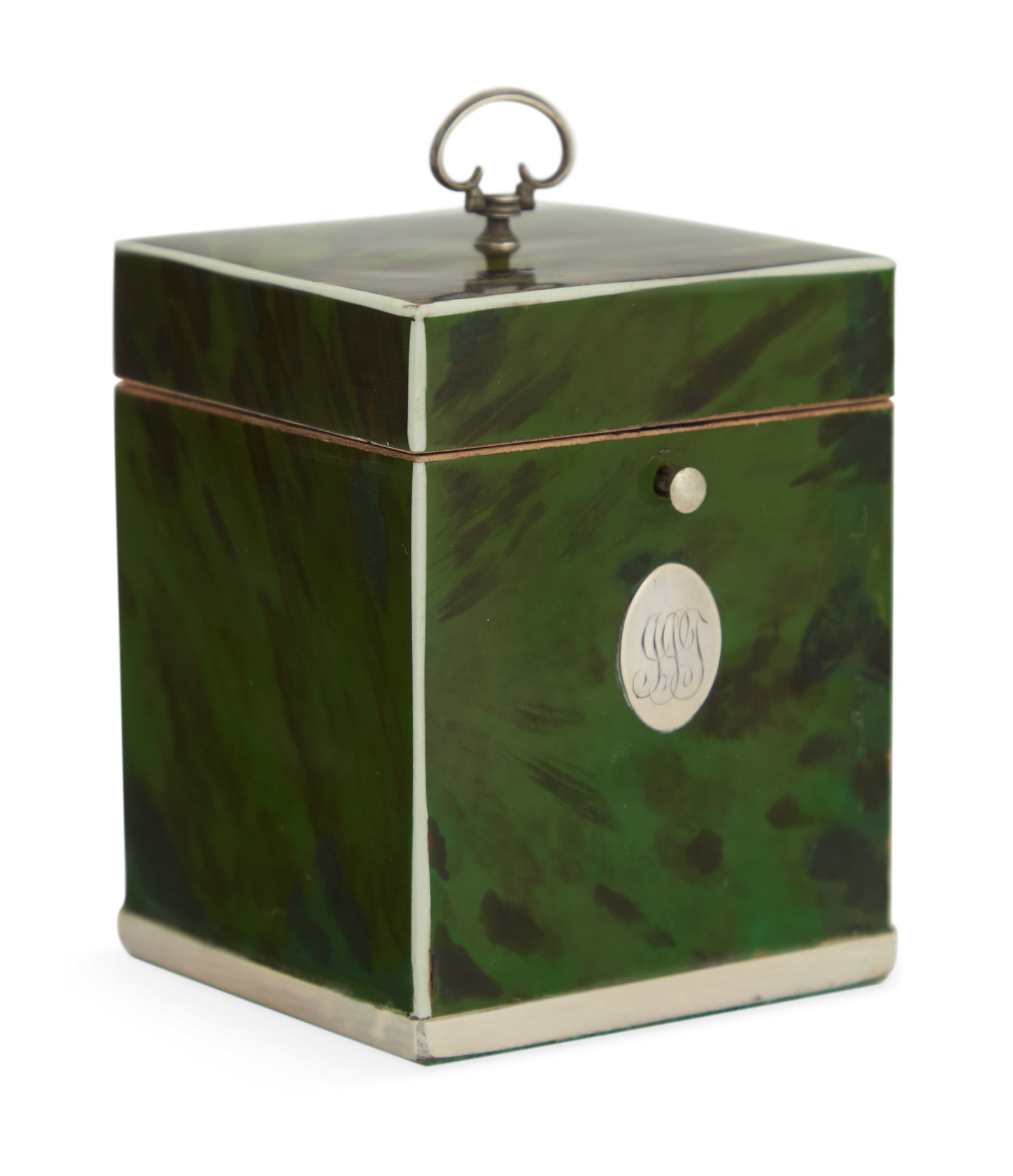 Stained Green Tea Caddy (1 of 3)