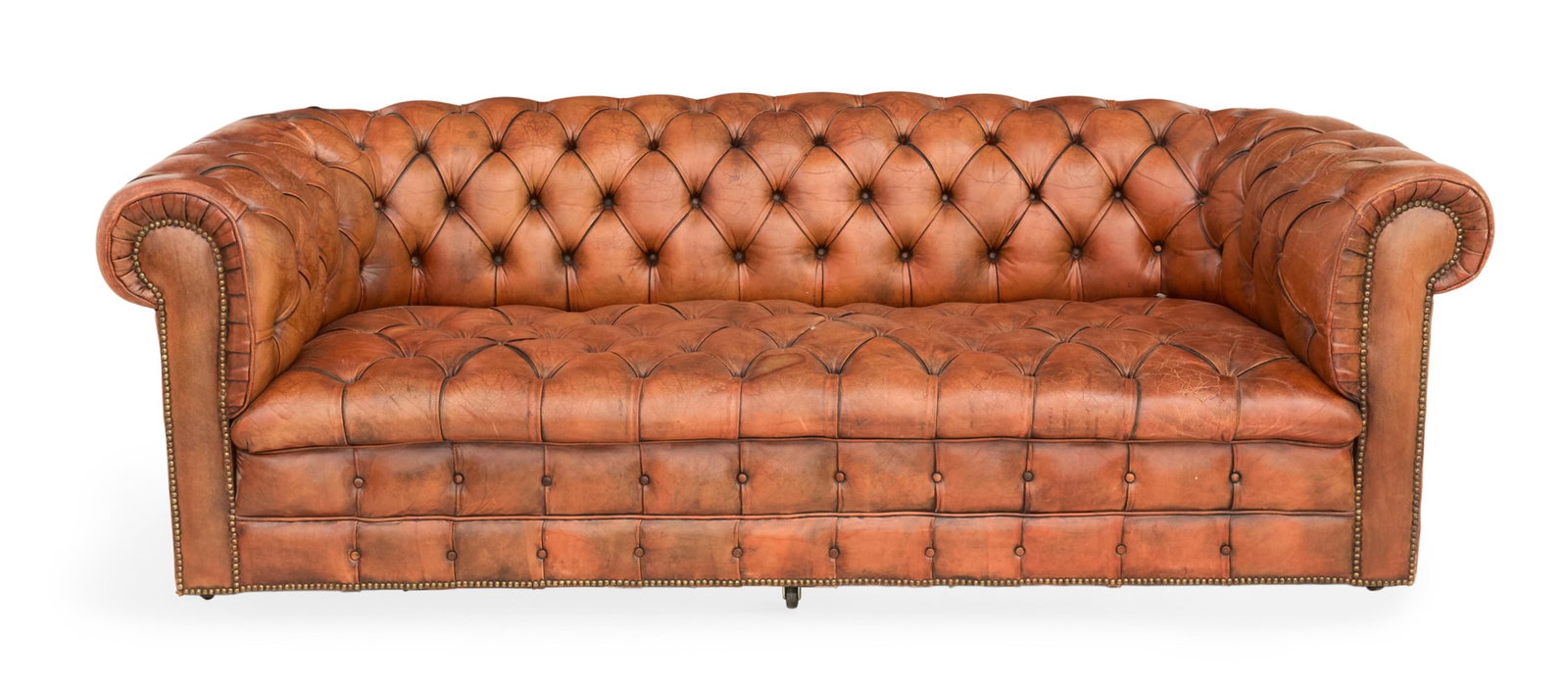 Leather Chesterfield Sofa (1 of 3)
