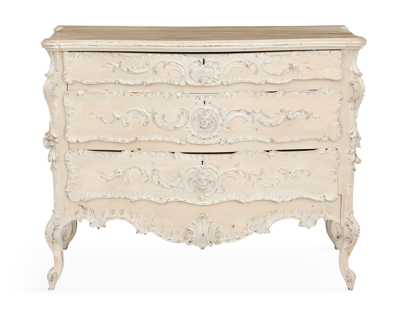 Continental Polychrome Commode (1 of 3)