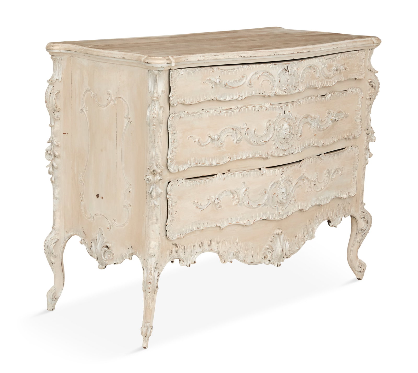 Continental Polychrome Commode - 2