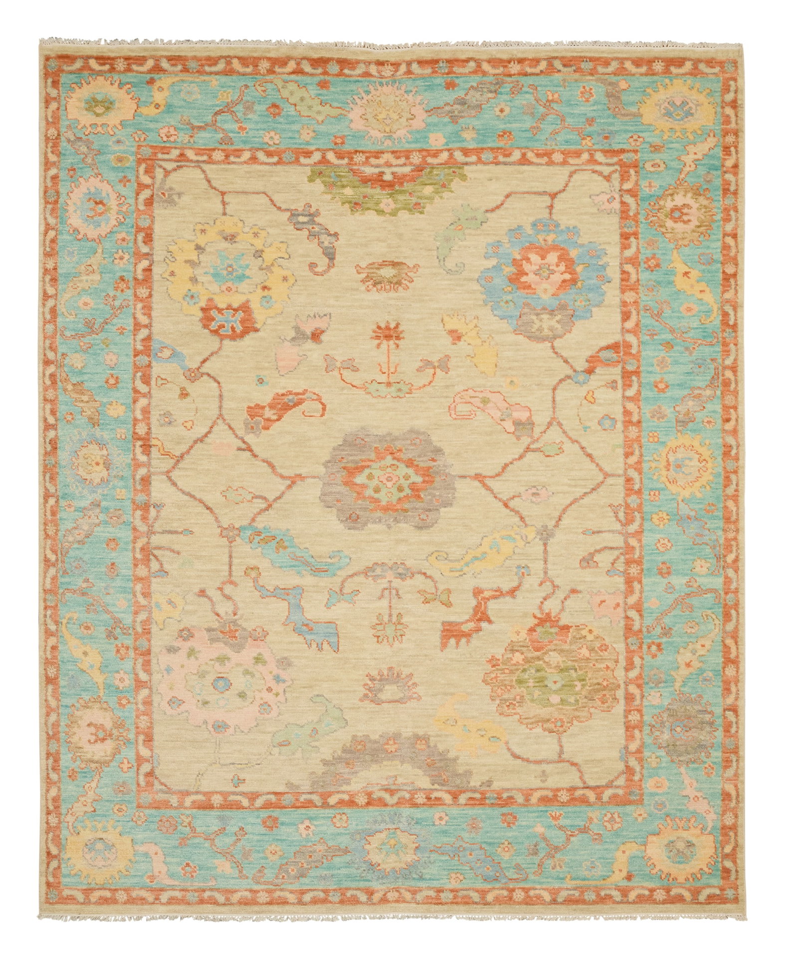 Turkish Angora Oushak Carpet (1 of 1)