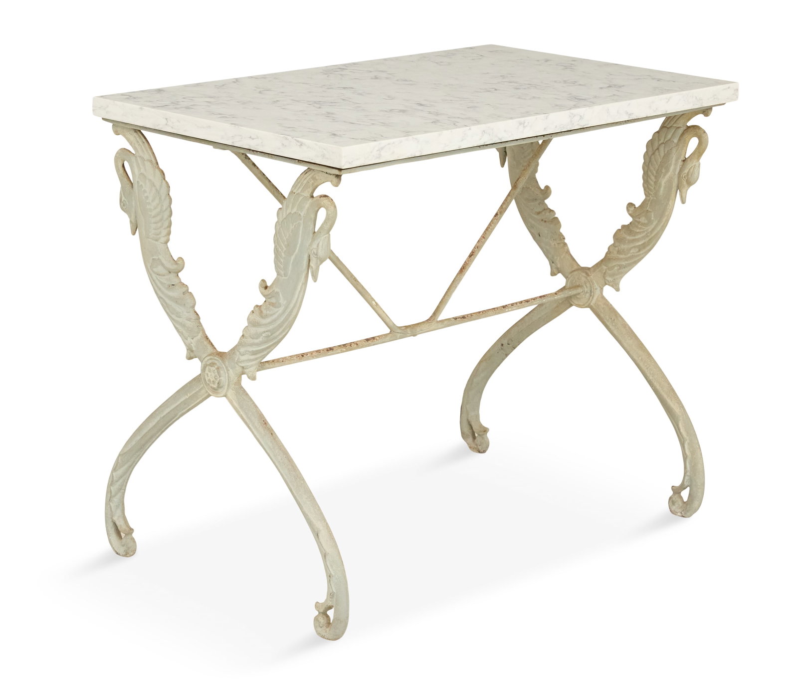 Neoclassical-Style Marble-Top Pastry Table (1 of 3)