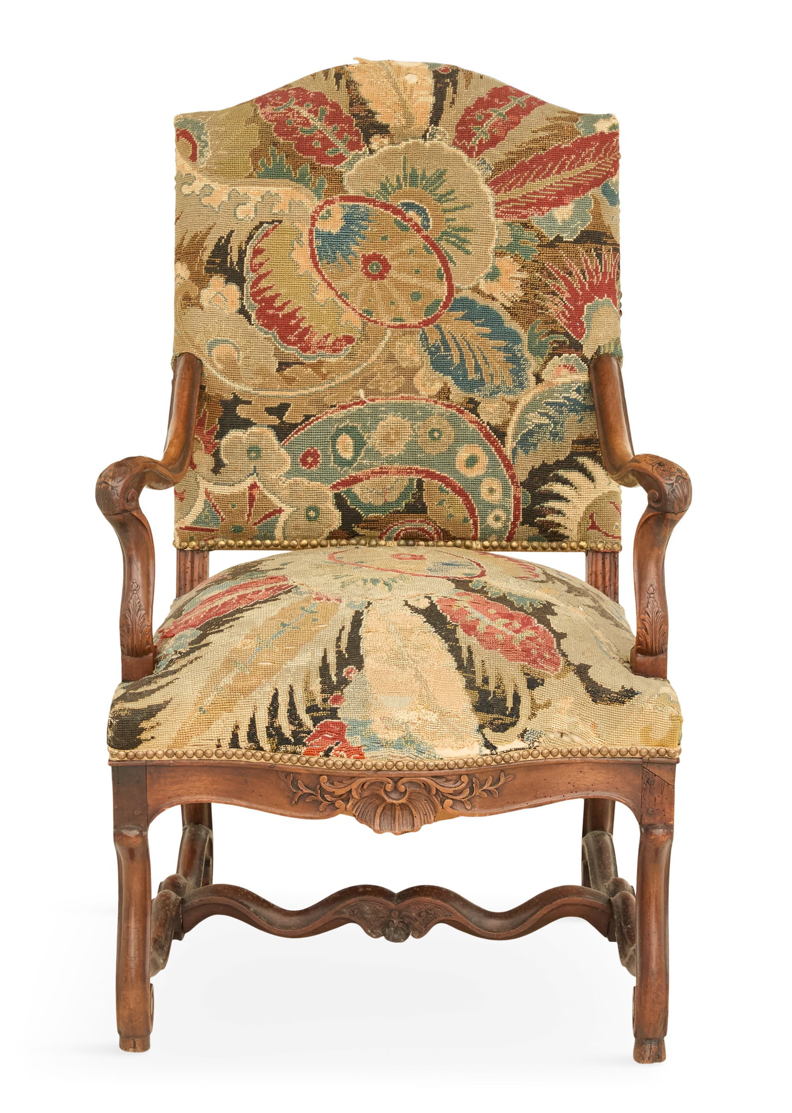 Louis XIII Walnut Armchair (1 of 3)
