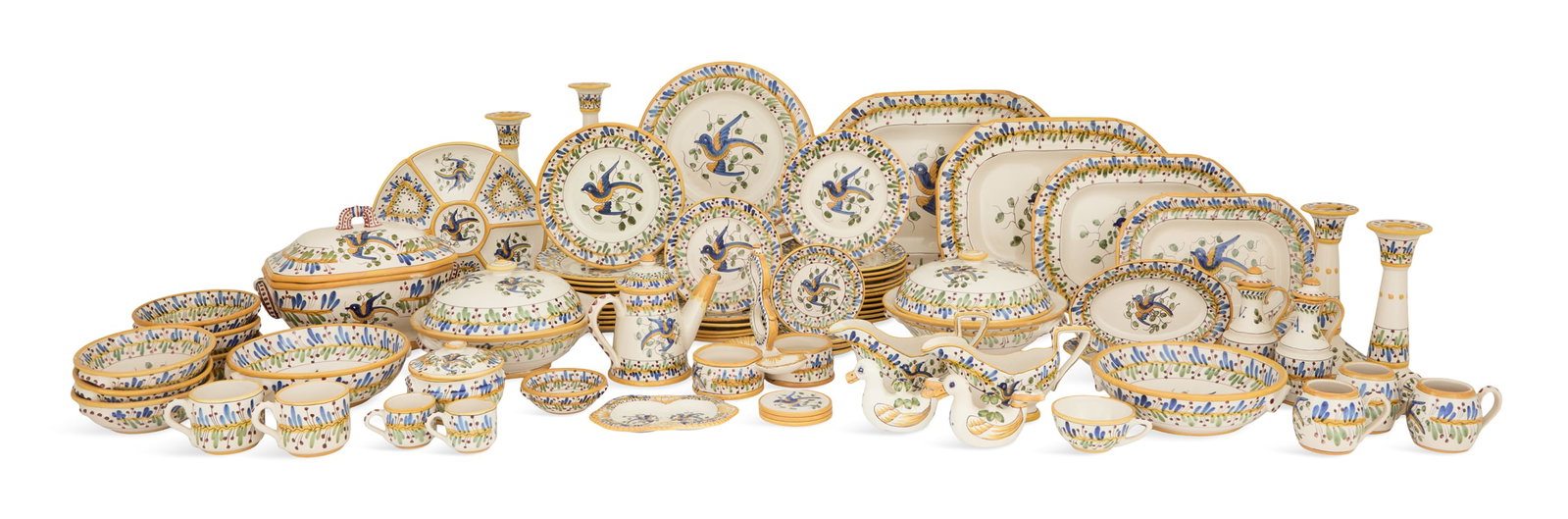 Viuva Lamego Partial Faience Dinner Service (1 of 7)