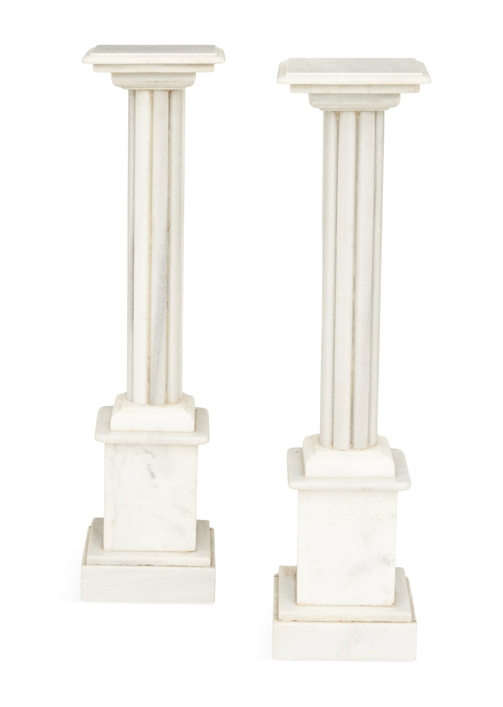 Pair of Italian Marble Pedestals (1 of 3)