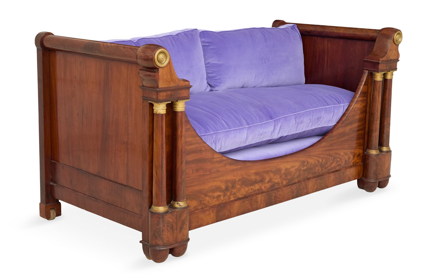 Empire Ormolu-Mounted Mahogany Day Bed (1 of 3)