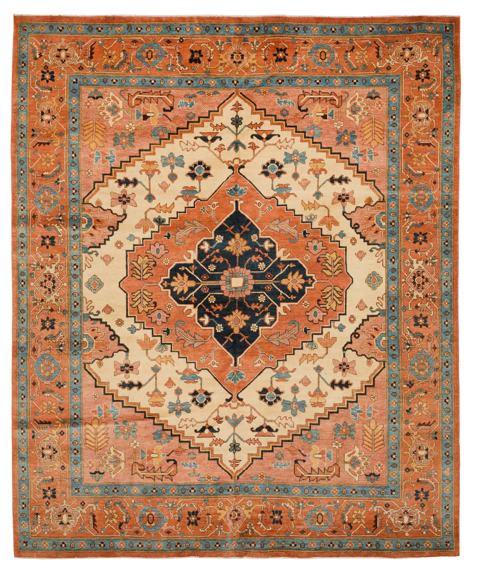 Peshawar Serapi Carpet: Peshawar Serapi Carpet 8' x 9' 7"