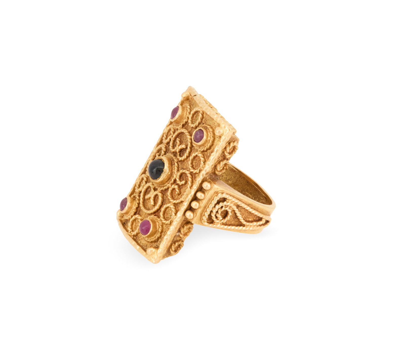 Ruby and Sapphire Ring - 2