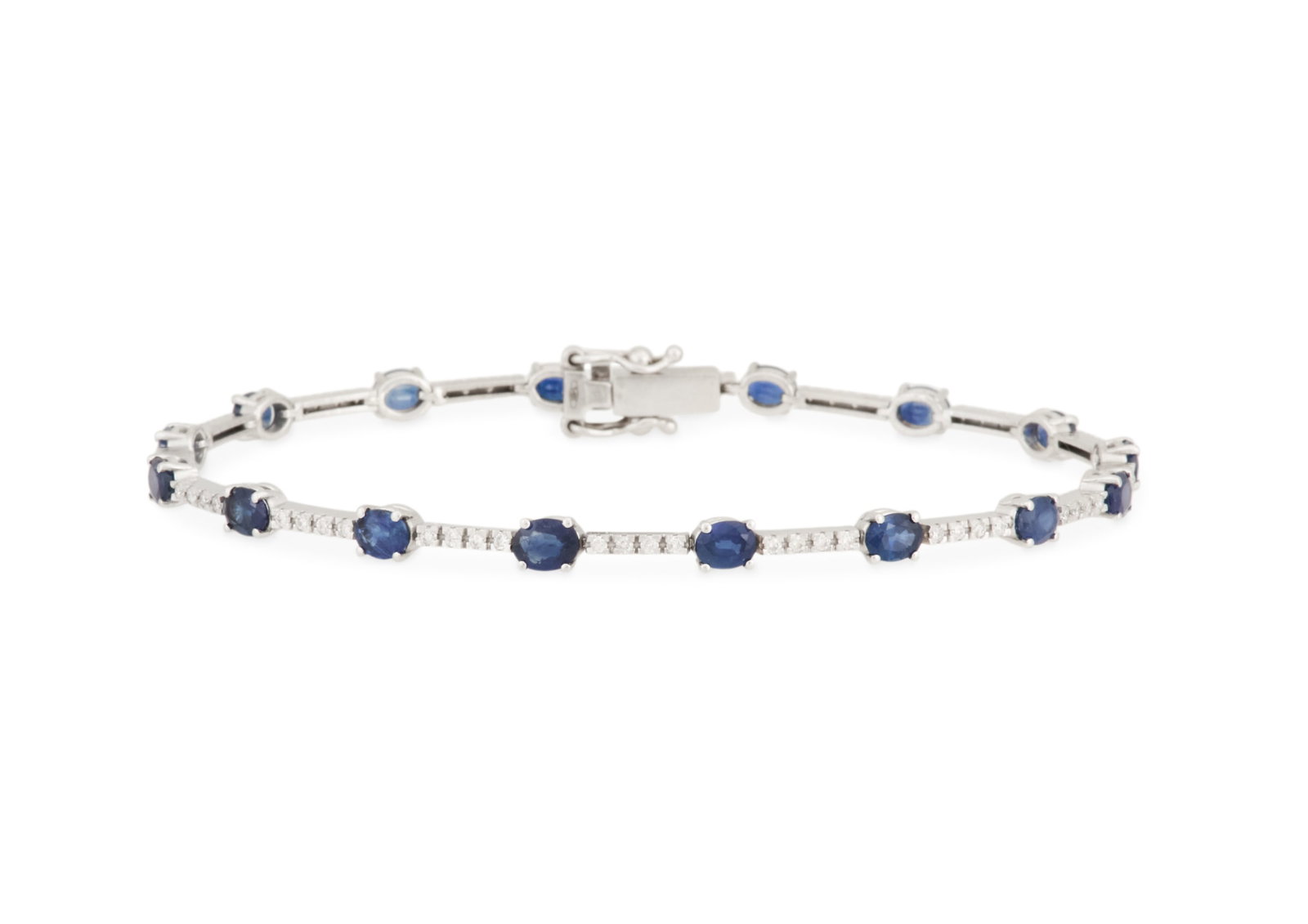 Sapphire and Diamond Bracelet (1 of 3)