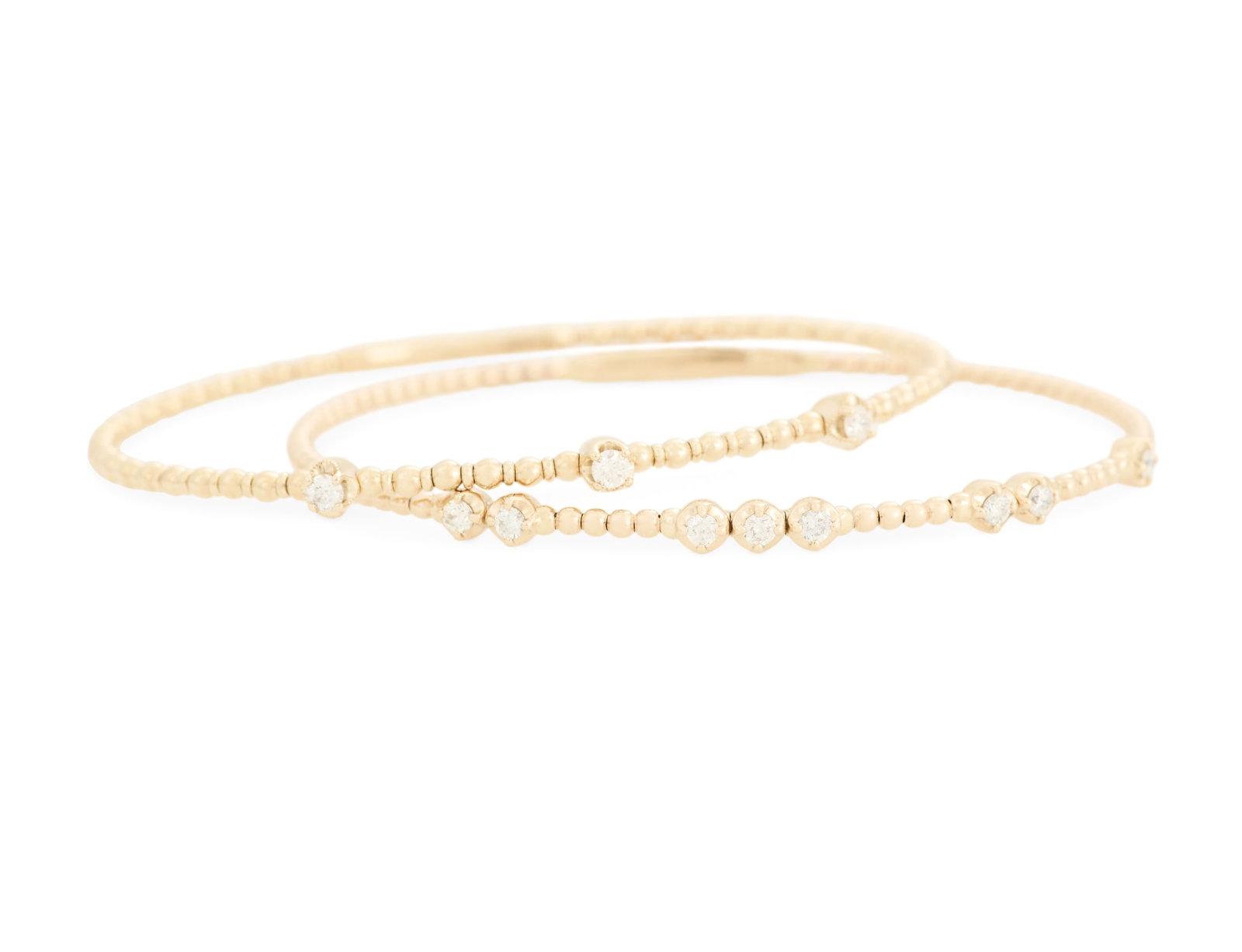 Two Diamond Bangle Bracelets (1 of 3)