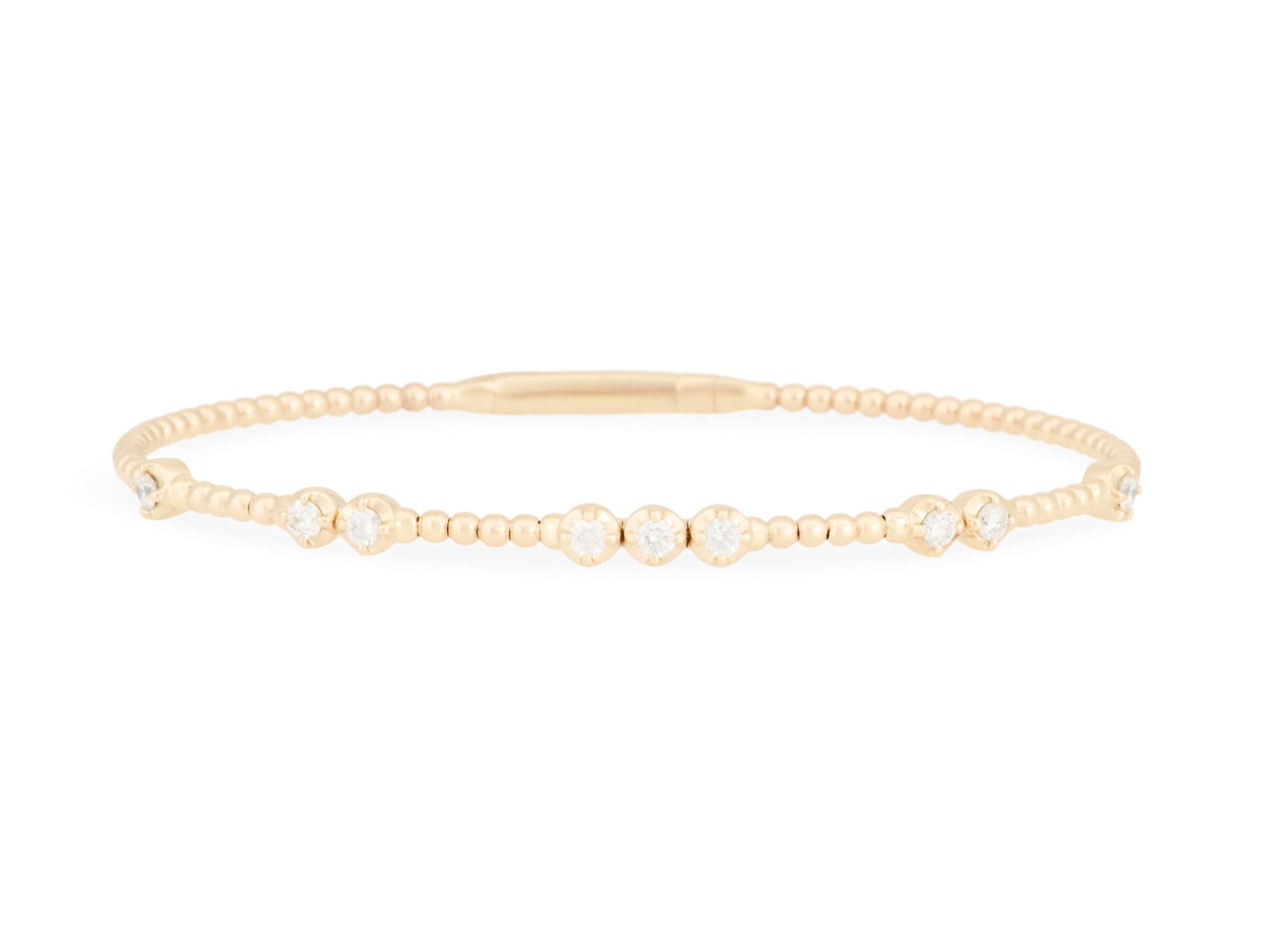 Two Diamond Bangle Bracelets - 2