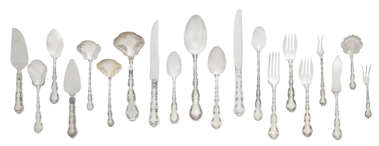 Gorham "Strasbourg" Sterling Silver Luncheon Set (1 of 4)