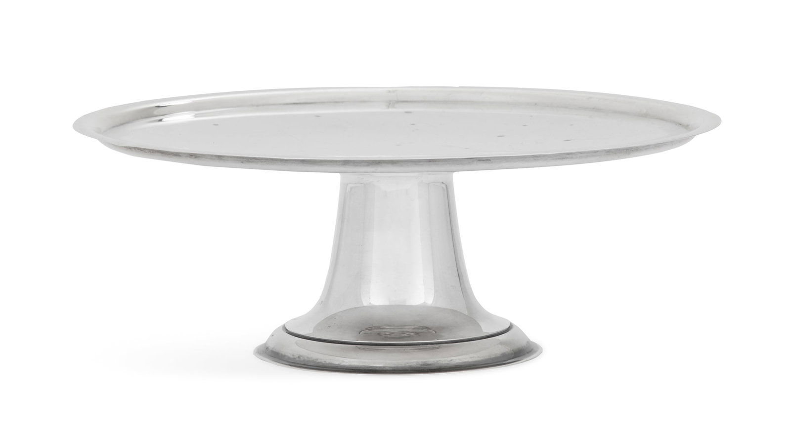 Colonial Williamsburg Sterling Silver Compote: Colonial Williamsburg Reproduction Sterling Silver Compote mid-20th century, Stieff Co., Baltimore, Maryland, after the mid-18th-century original by Jacob Hurd (Boston, 1703-1758), circular with molde