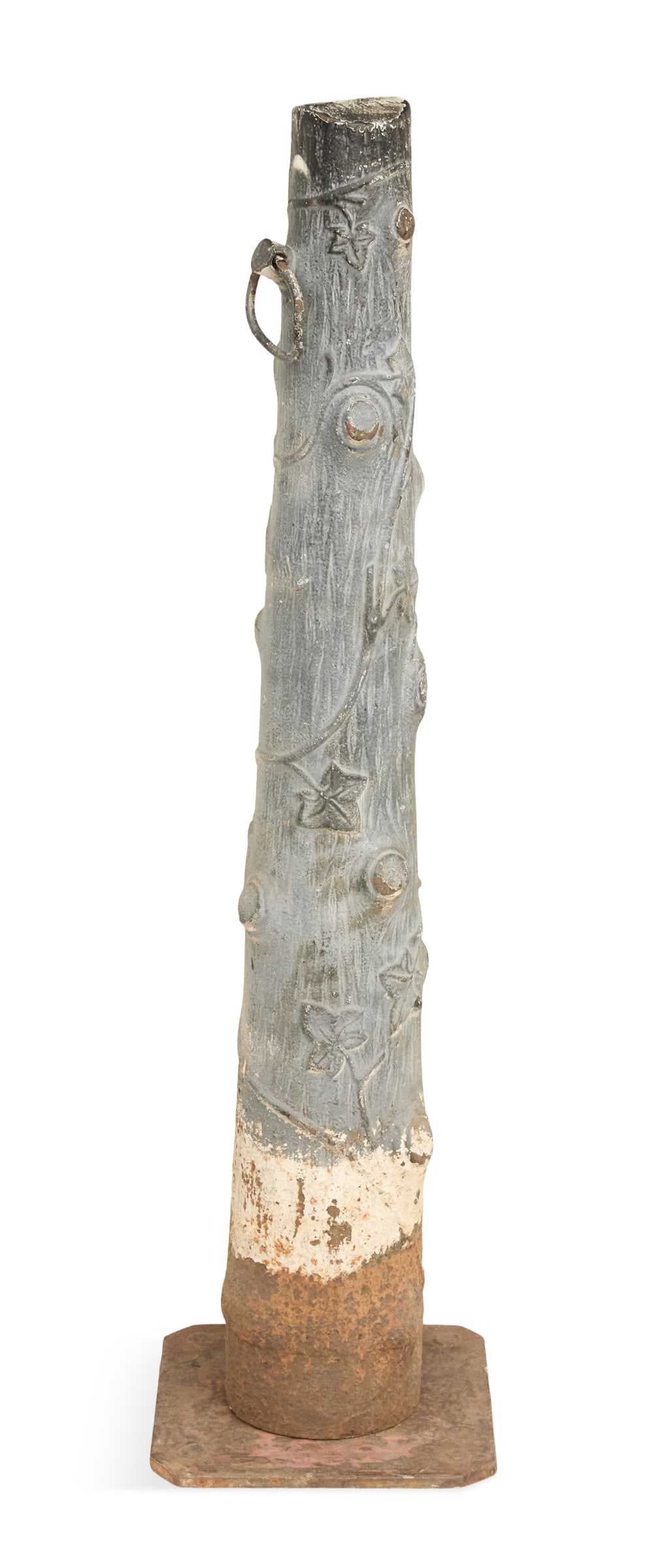Cast-Iron "Rustic" Pattern Hitching Post (1 of 3)