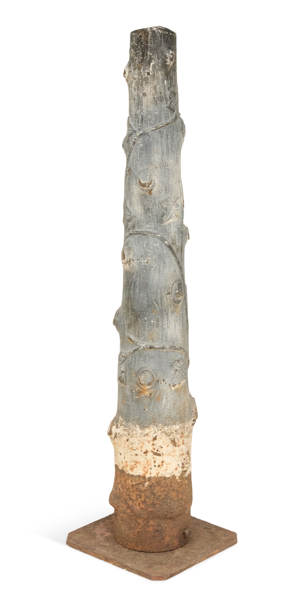 Cast-Iron "Rustic" Pattern Hitching Post - 3