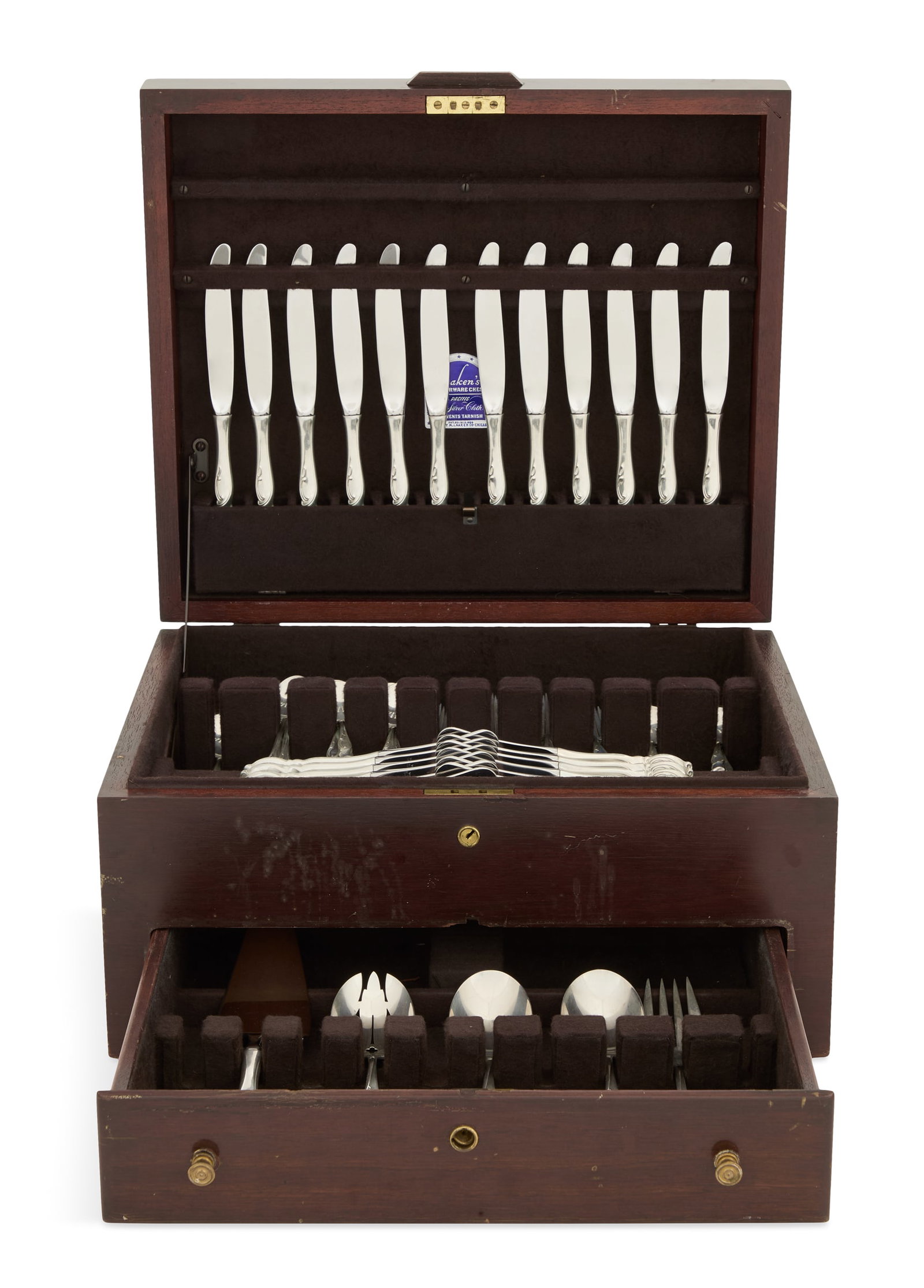 Wallace "Silver Swirl" Sterling Flatware Set (1 of 4)