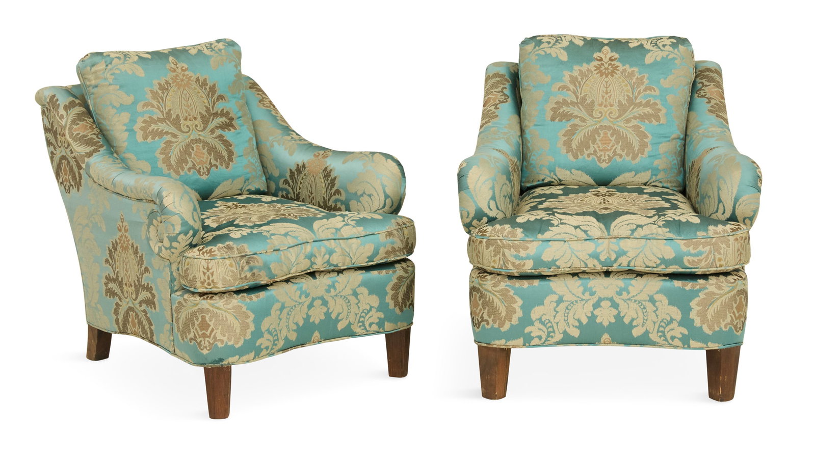 Pair of Upholstered Club Chairs (1 of 2)