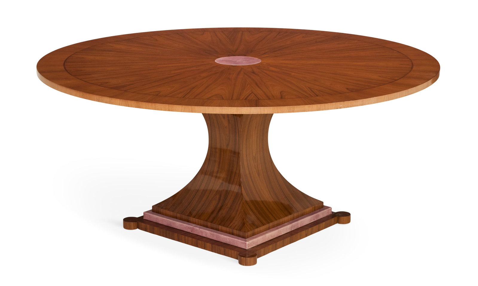 Art Deco-Style Rosewood and Shagreen Dining Table (1 of 4)