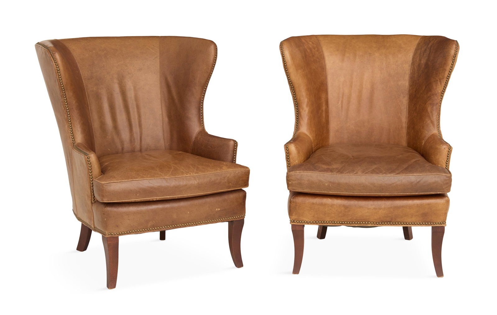 Pair of Vintage Leather Armchairs (1 of 2)