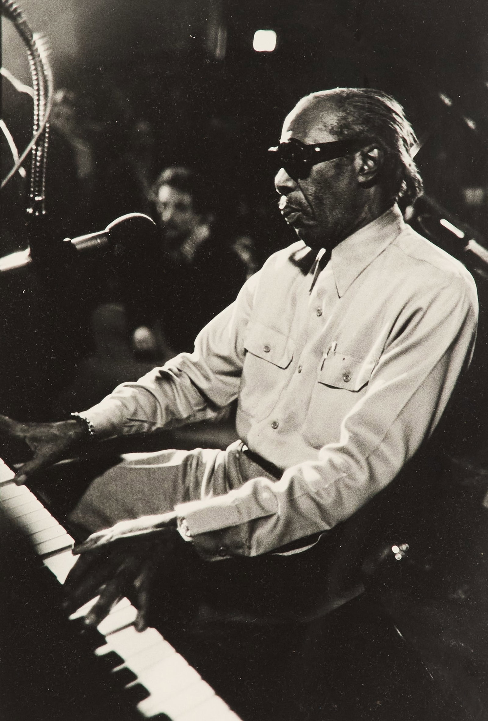 Michael P. Smith (US/Louisiana, 1937-2008): Michael P. Smith (American/Louisiana, 1937-2008) "Professor Longhair at Tipitina's", 1995 gelatin silver print signed and dated lower right, titled lower left, numbered "1571/36" lower center.