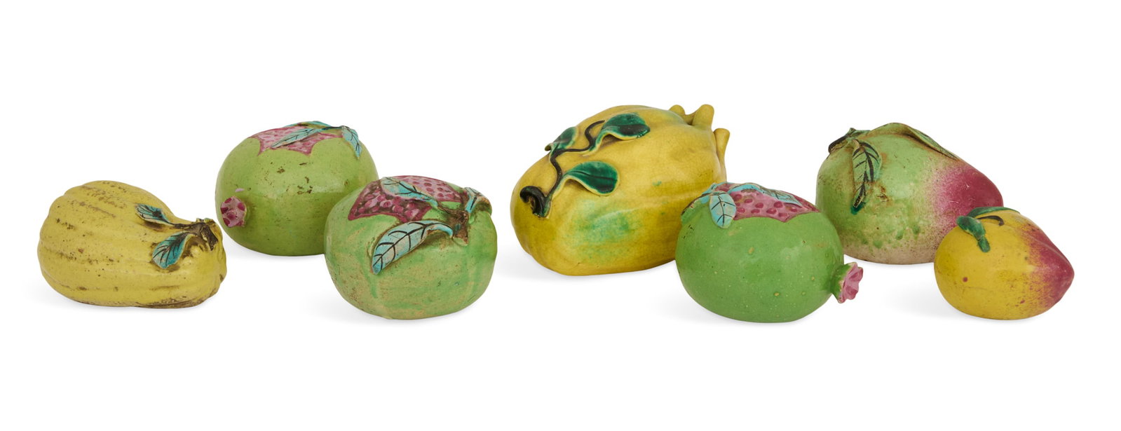 Collection of Chinese Porcelain Altar Fruit (1 of 2)