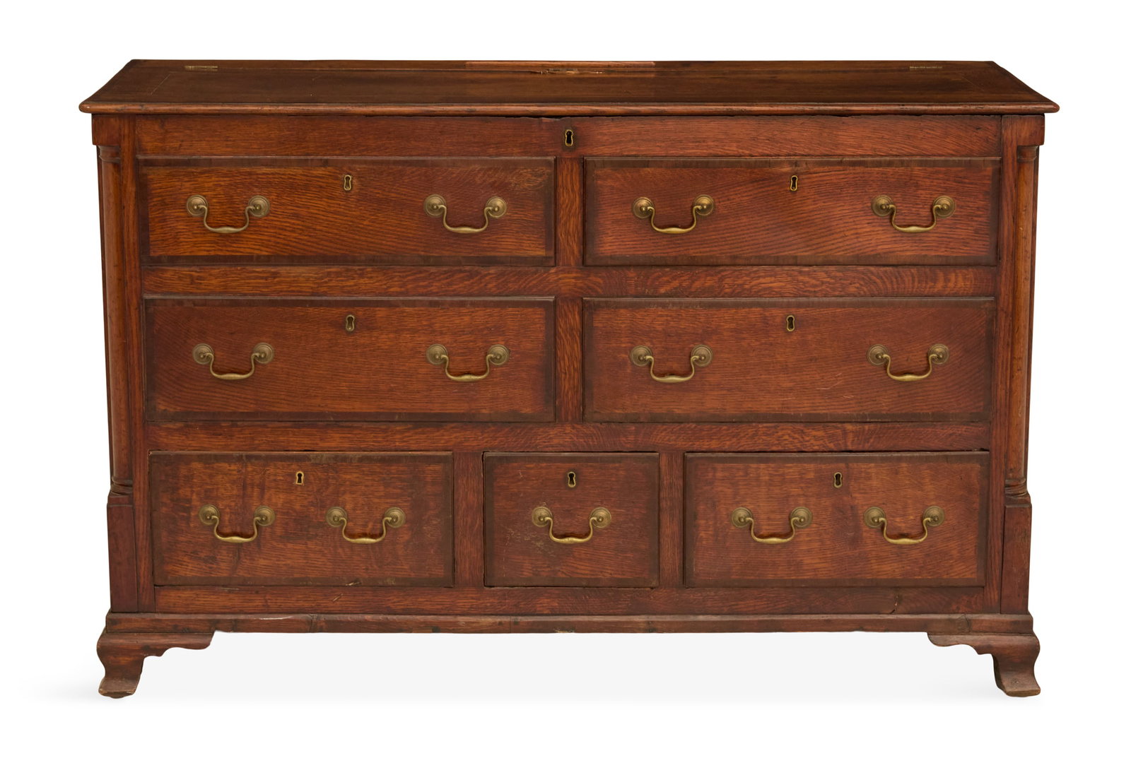 English Oak Mule Chest (1 of 4)
