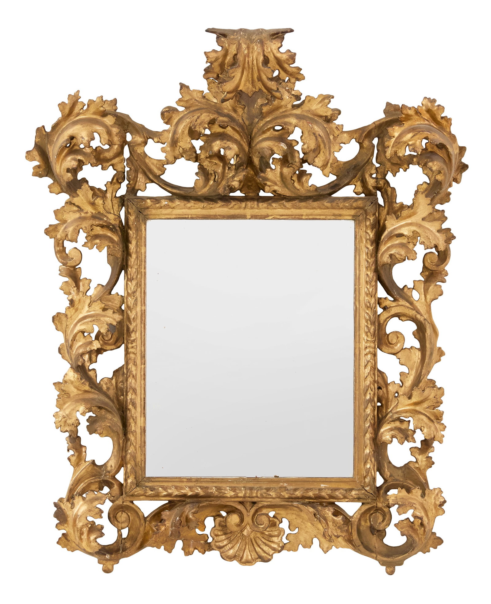Italian Giltwood Mirror in the Baroque Taste (1 of 2)