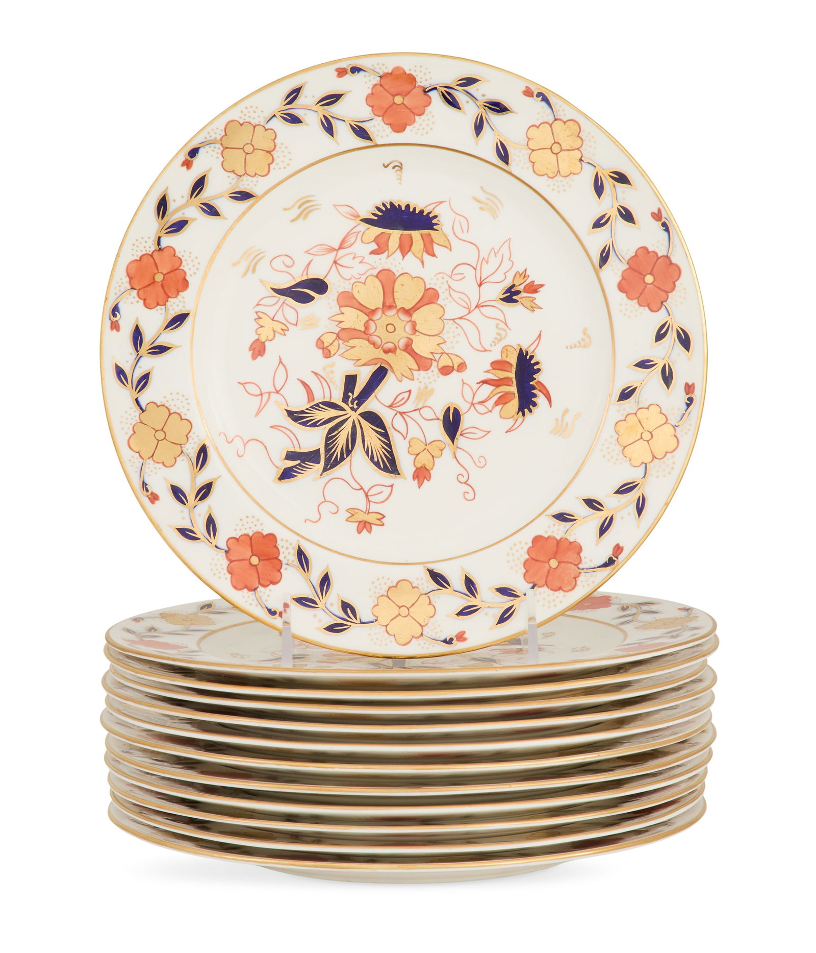 Royal Crown Derby "Asian Rose" Luncheon Plates (1 of 3)