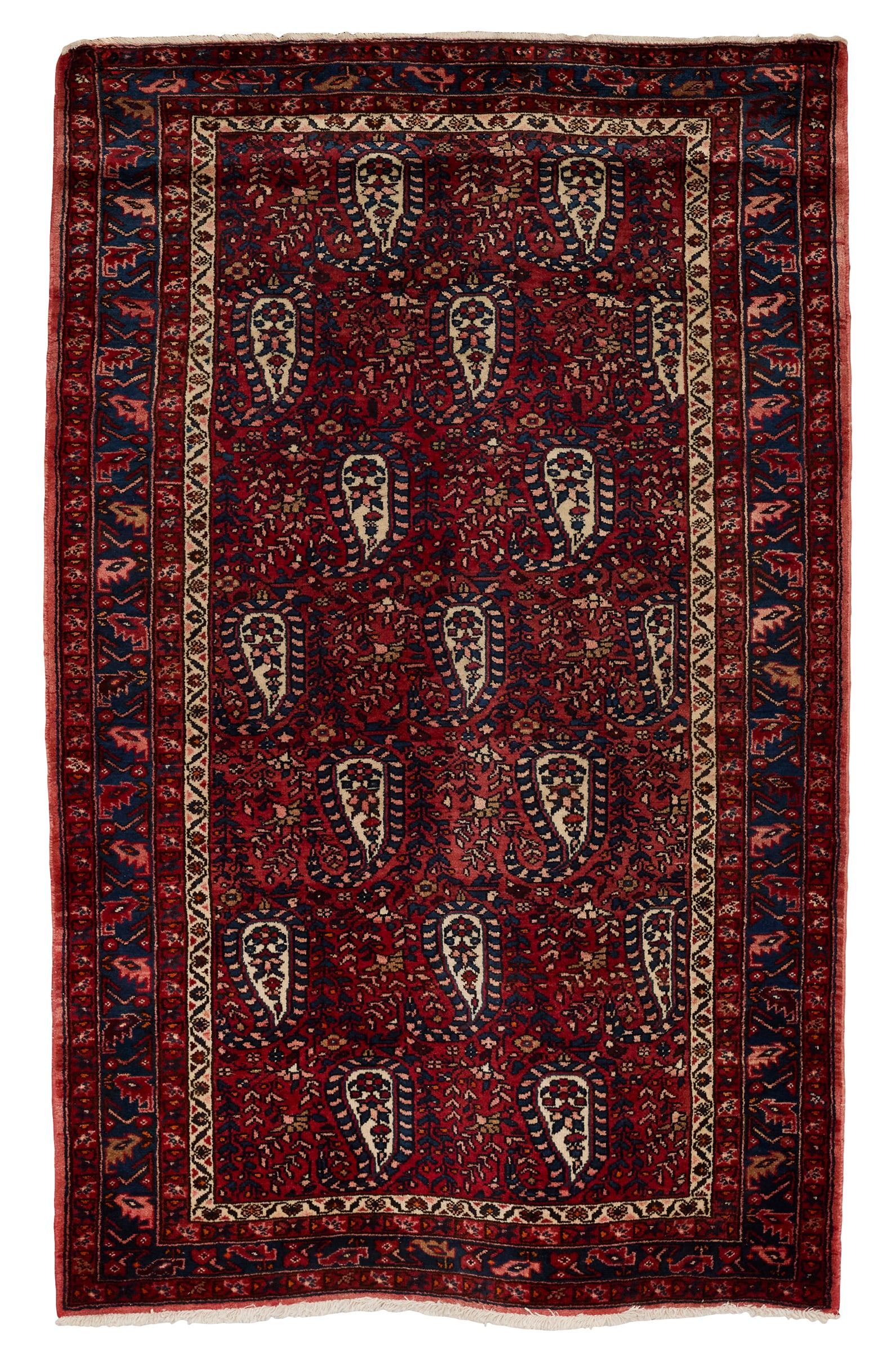 Antique Kurdistan Carpet: Antique Kurdistan Carpet 4' 4" x 6'11"