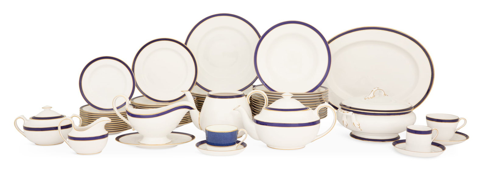 Spode "Consul Cobalt" Bone China Dinner Service (1 of 3)