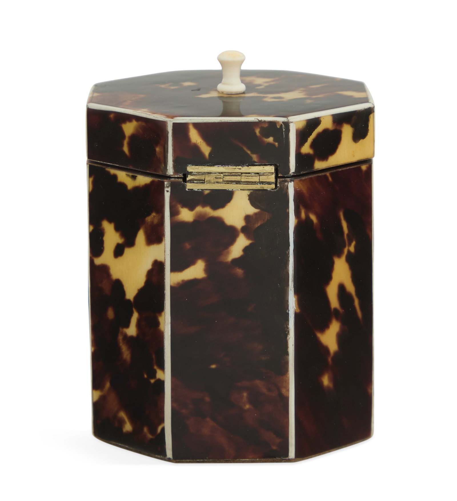 George III Octagonal Tea Caddy - 3