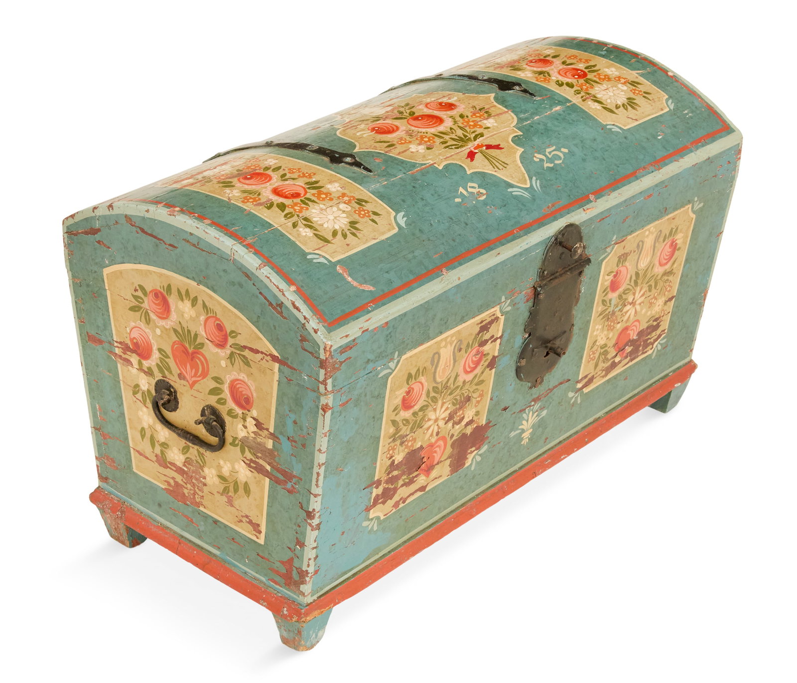 Swedish Polychrome Trunk - 3