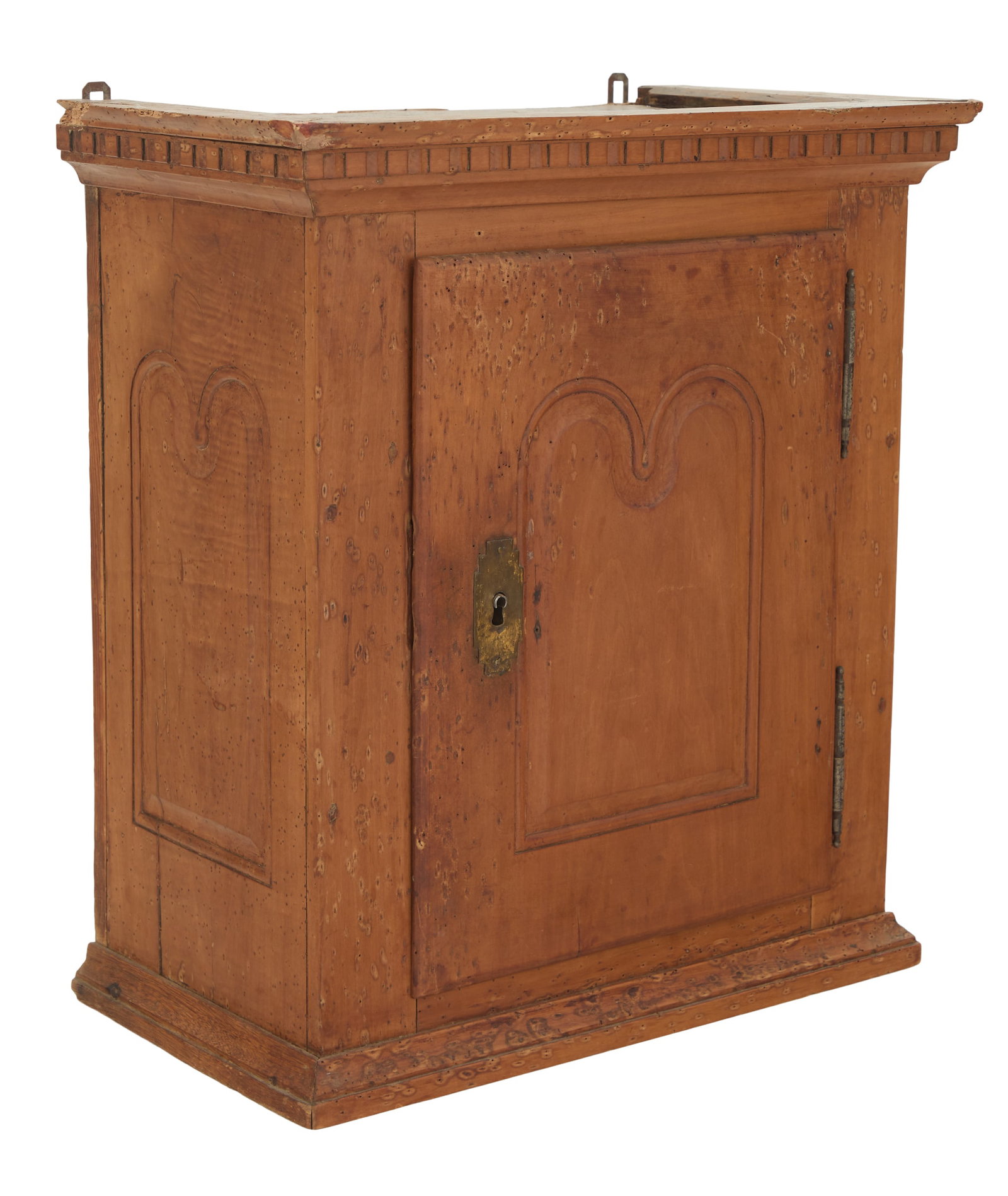 Scandinavian Fruitwood Hanging Wall Cabinet (1 of 3)