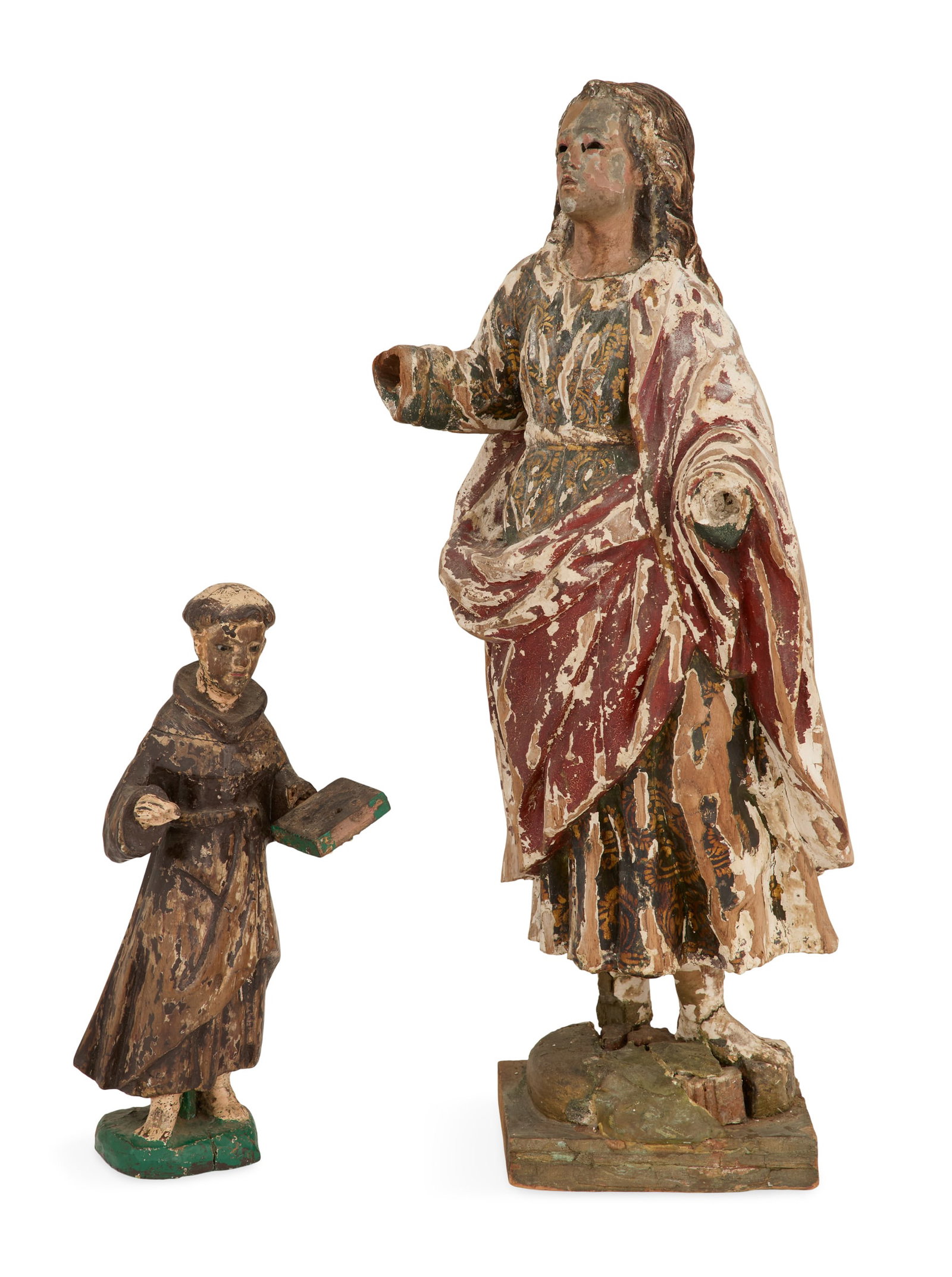 Two Latin American Santos Figures