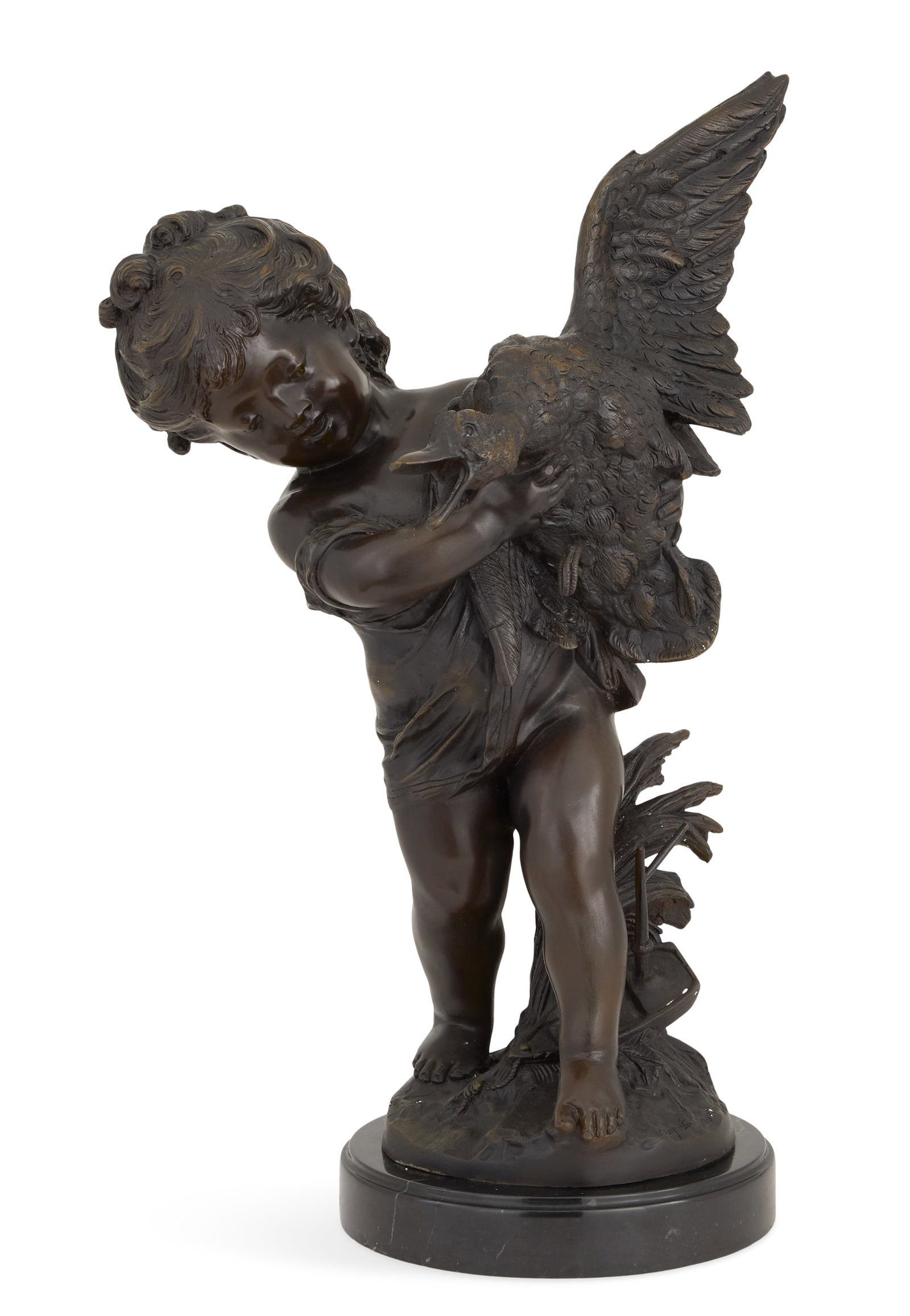 Bronze Figure of "Girl with Duck" (1 of 5)