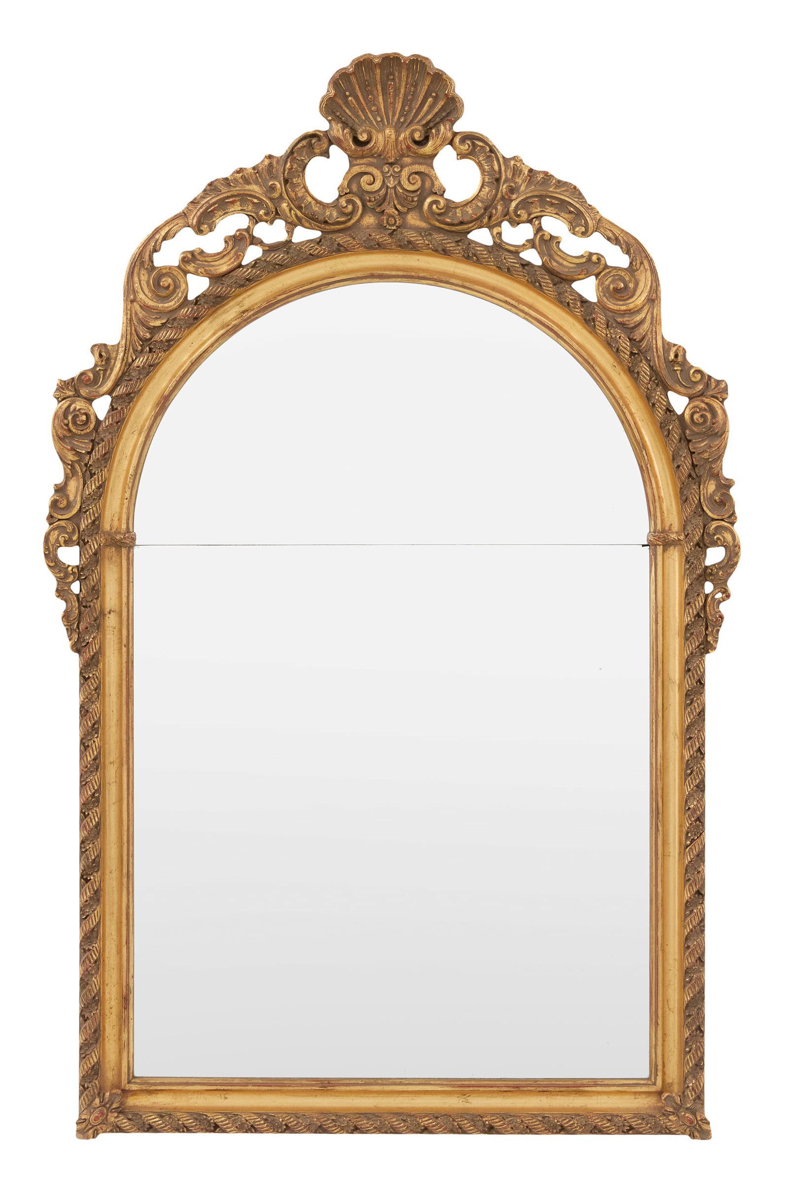 Gilt Composition Mirror in the Rococo Taste (1 of 2)