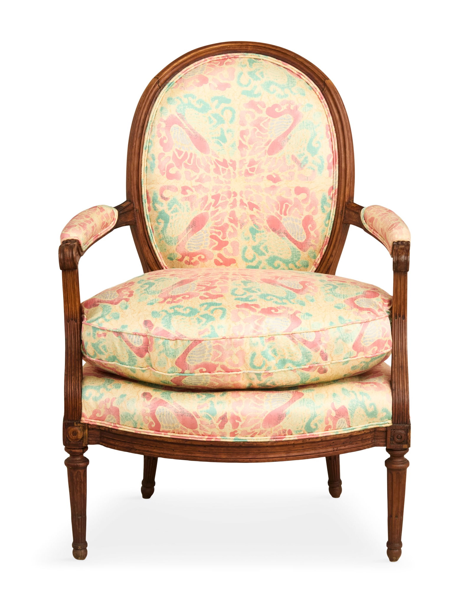 Louis XVI Fruitwood Fauteuil (1 of 4)