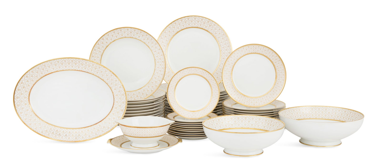 Rosenthal "Fleur-de-Lis" Partial Dinner Service (1 of 4)