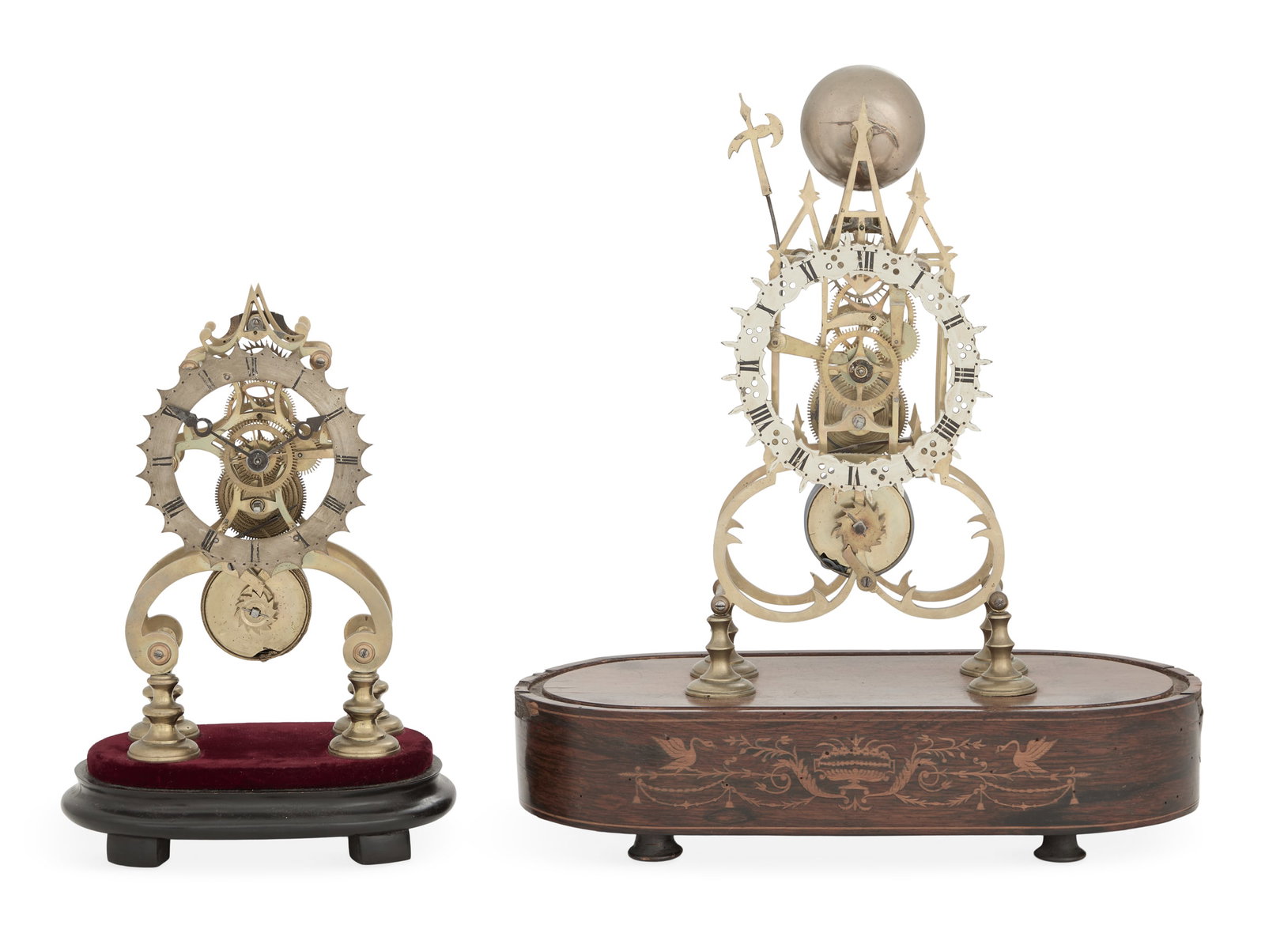 Two Skeleton Clocks (1 of 6)