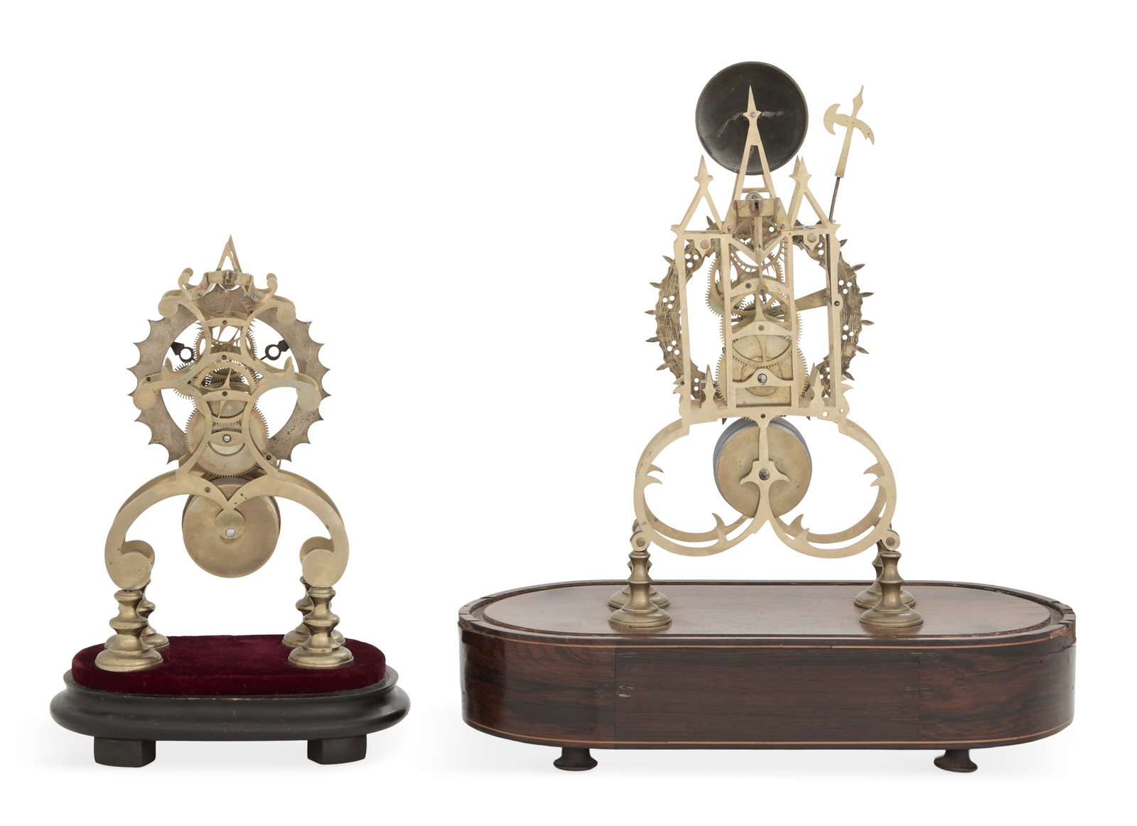 Two Skeleton Clocks - 2