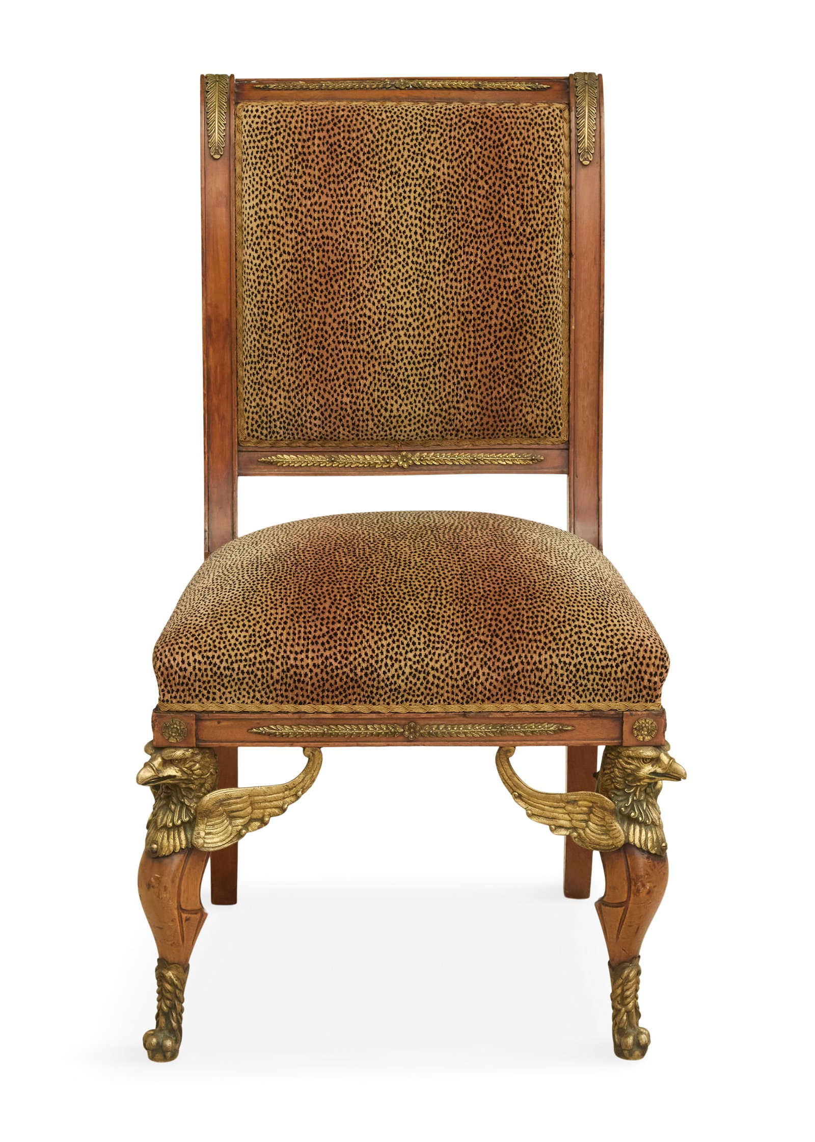Empire-Style Bronze-Mounted Side Chair (1 of 4)