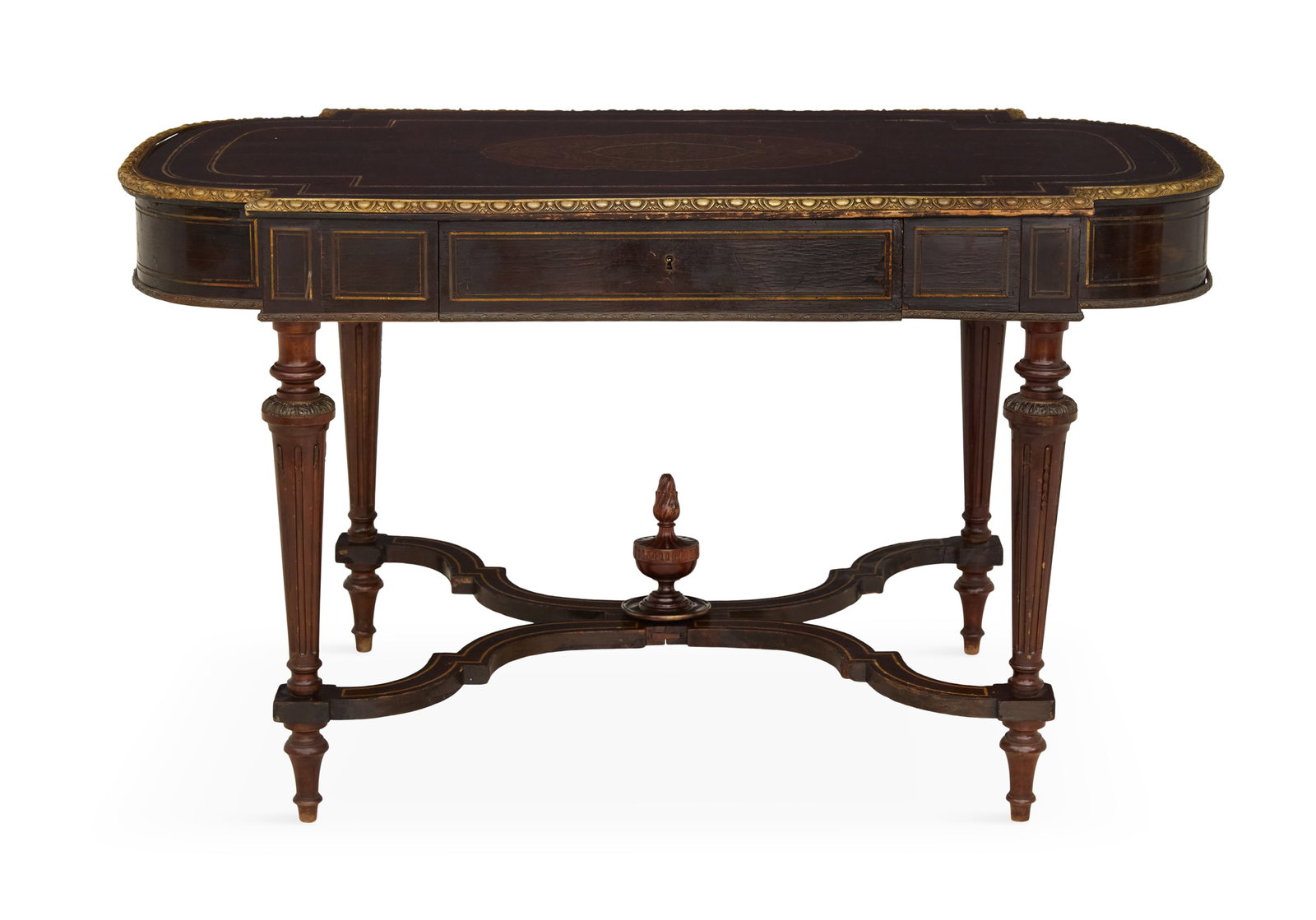 Napoleon III Ebonized Wooden Center Table (1 of 4)
