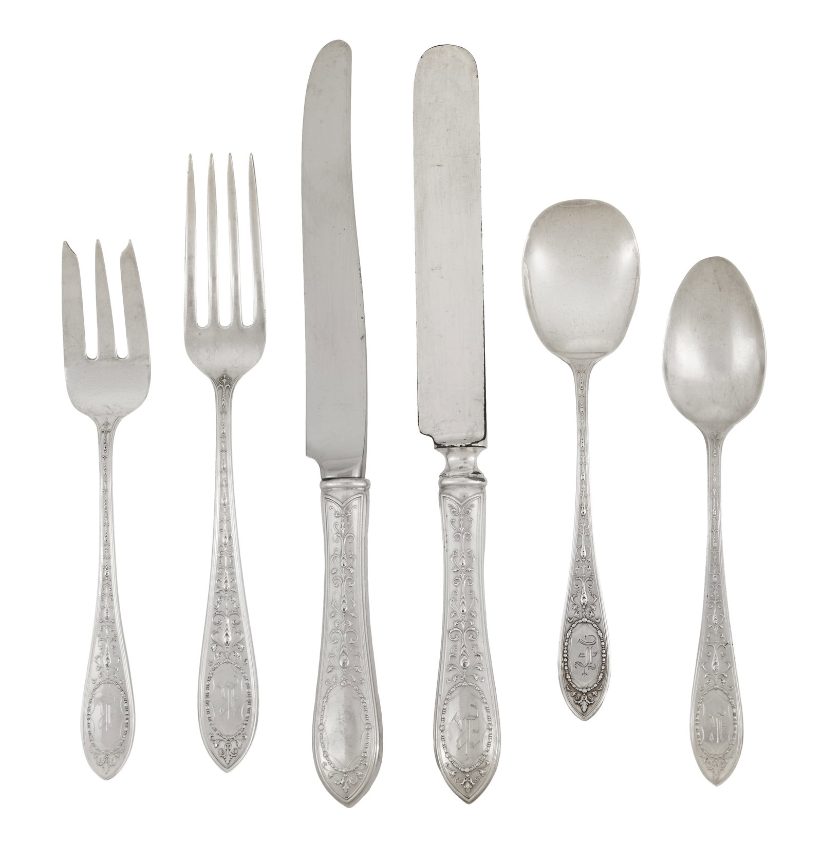 Whiting "Adam" Sterling Silver Flatware (1 of 3)