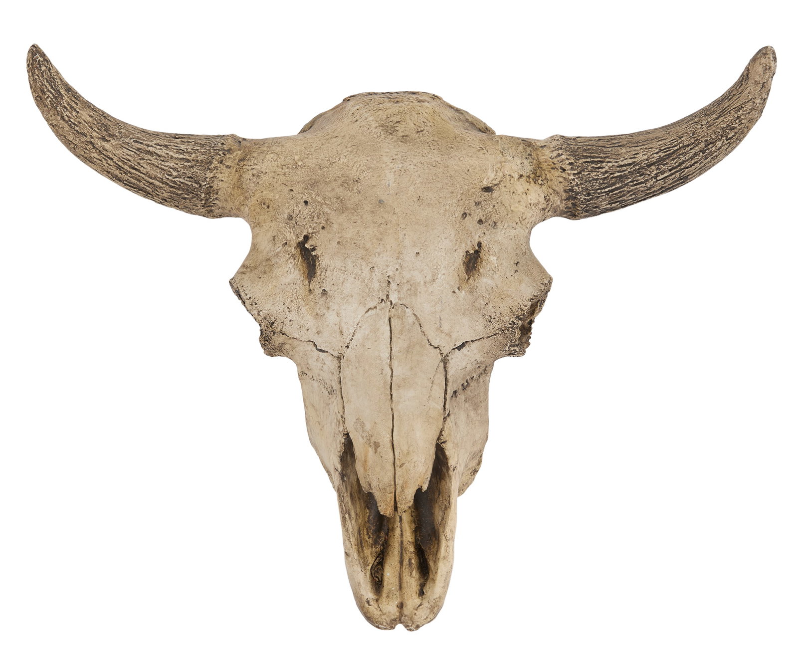 Patinated Plaster Buffalo Skull (1 of 2)